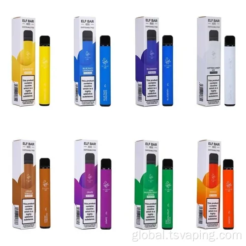 Best Disposable Vape OEM/ODM Disposable E Cigarette 2ml Multiple Fruity 600 Puffs Factory